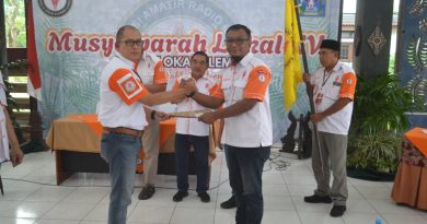 Muslok ORARI Lokal Sleman Ke-XV Tahun 2025 Heri Suyanto – YD2URO Terpilih Secara Aklamasi Sebagai Ketua Baru Periode 2025–2028