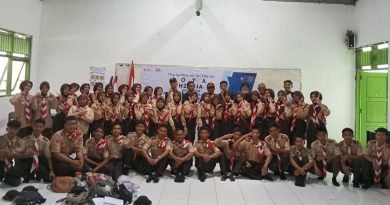 ORARI Lokal Kabupaten Cilacap memberikan bimbingan dan latihan JOTA JOTI 2025