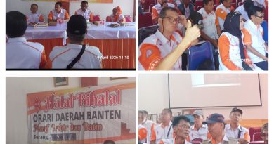 HALAL BIHALAL ORARI Daerah Banten PERKUAT SINERGI MERAJUT HARMONI