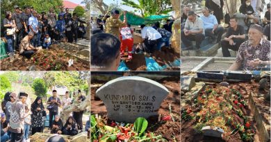 ORARI Banyumas antar YF2BYF/SK ke peristirahatan terakhir Ke Makam Tarima Rila