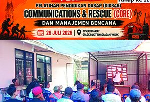 Orlok Bukittinggi Agam-YH5AK Gelar Diksar CORE dan Manajemen Bencana Tahap ke II