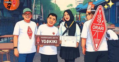 ORARI LOKAL JAKARTA SELATAN MENYERAHKAN IZIN AMATIR RADIO KEHORMATAN KEPADA WAKIL CAMAT SETIABUDI JAKARTA SELATAN