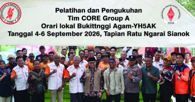 Wakil Wali Kota Bukittinggi Ibnu Asis Membuka Pelatihan Tahap III dan Pengukuhan Tim CORE Group A Orlok Bukittinggi Agam-YH5AK